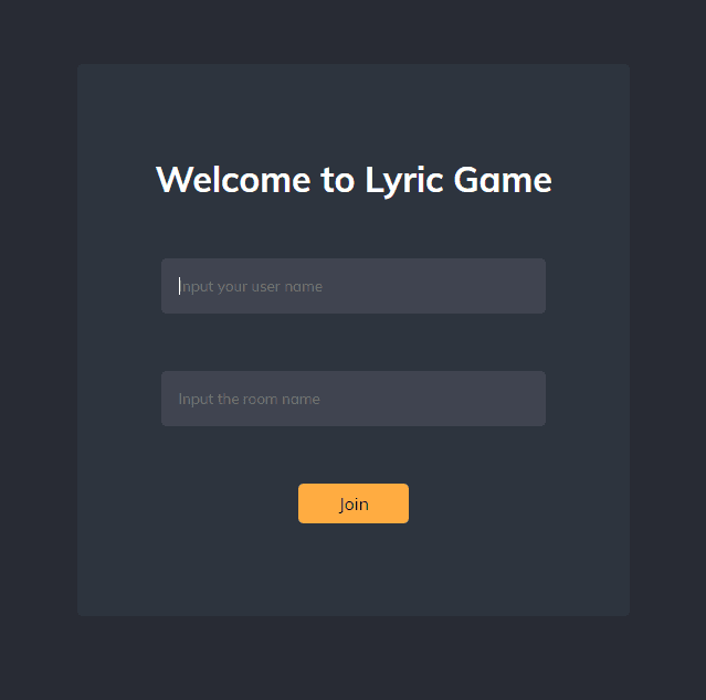 Lyric Game